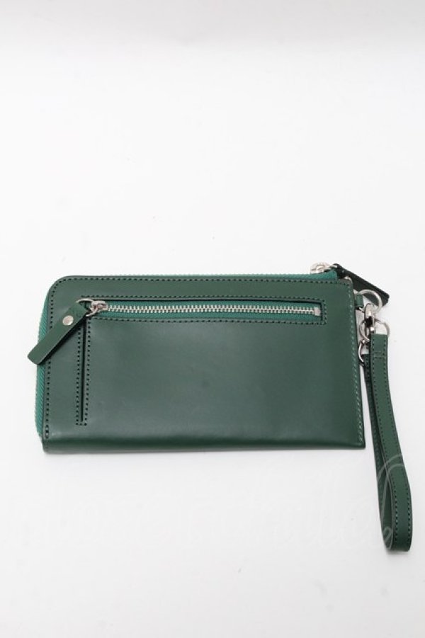画像2: ヴィヴィアンウエストウッド 中古 / ラバーカラーORB ラウンドファスナー(L字)マルチケース  グリーン  S-25-05-11-005-gd-AS-ZS (2)