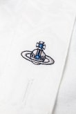画像4: ヴィヴィアンウエストウッド MAN 中古 / RANDOM LINE ORB サスペンダーシャツ 44 白  S-25-05-11-034-bl-AS-ZS (4)
