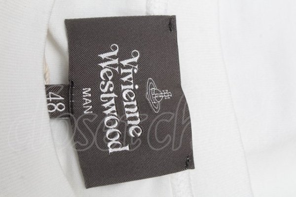 画像4: ヴィヴィアンウエストウッド 中古 / HEART BADGE ORBリラックスTシャツ 48 白  S-25-05-11-035-to-AS-ZS (4)