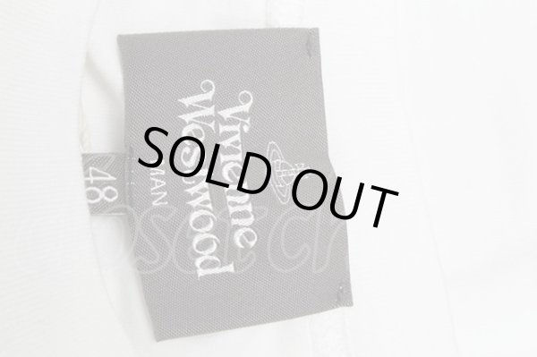 画像4: ヴィヴィアンウエストウッド 中古 / HEART BADGE ORBリラックスTシャツ 48 白  S-25-05-11-035-to-AS-ZY (4)