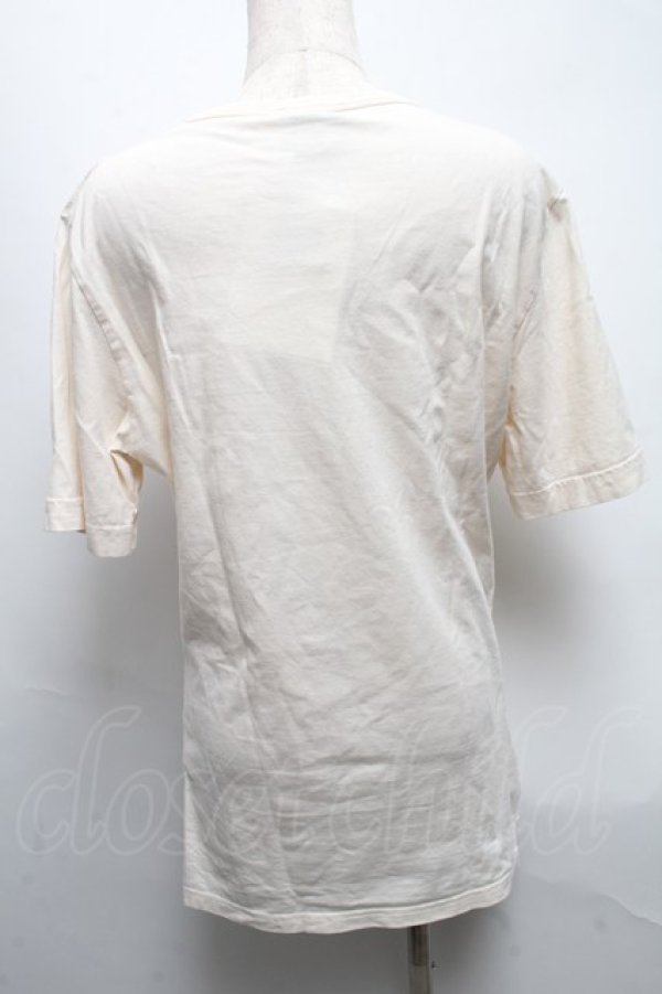 ヴィヴィアンウエストウッド MAN 中古 / TS/サティアptワインステインTシャツ M ベージュ  S-25-05-11-037-ts-AS-ZS ヴィヴィアンウエストウッド MAN 中古 / TS/サティアptワイン