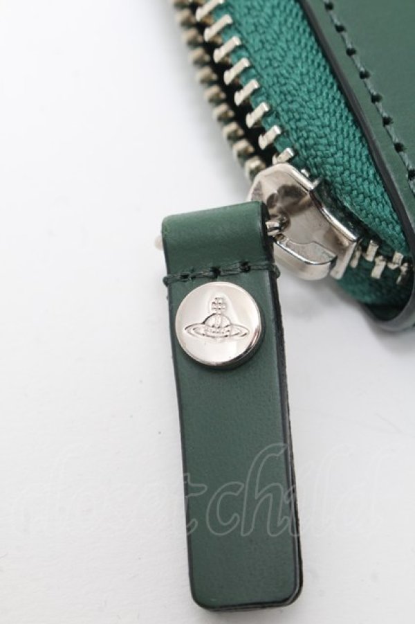 画像5: ヴィヴィアンウエストウッド 中古 / ラバーカラーORB ラウンドファスナー(L字)マルチケース  グリーン  S-25-05-11-005-gd-AS-ZS (5)