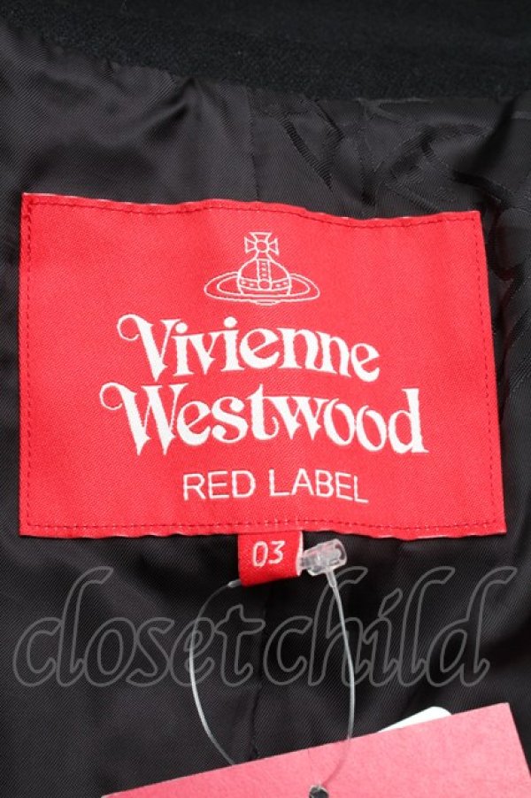 画像3: ヴィヴィアンウエストウッド 中古 / ラブジャケット 03 黒ｘ黒  S-25-05-11-056-jc-HR-ZS (3)