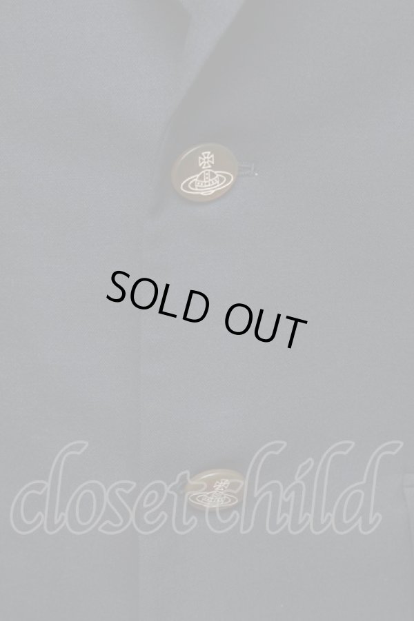 画像3: ヴィヴィアンウエストウッド MAN 中古 / /2Bジャケット 44 黒  S-25-05-11-057-jc-AS-ZS (3)