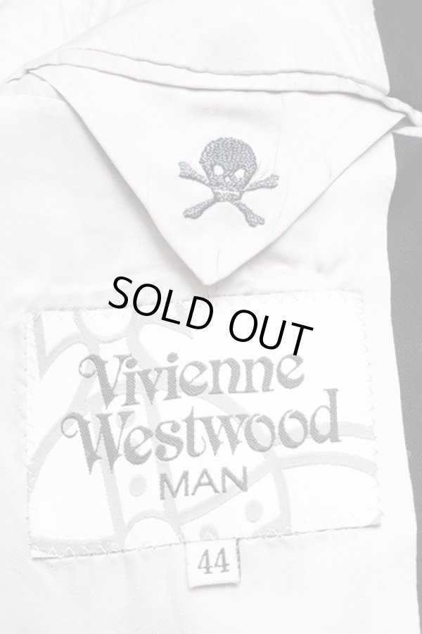 画像4: ヴィヴィアンウエストウッド MAN 中古 / /2Bジャケット 44 黒  S-25-05-11-057-jc-AS-ZS (4)