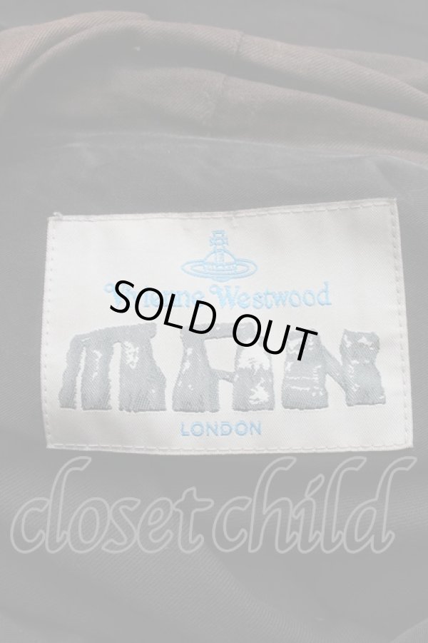 画像5: ヴィヴィアンウエストウッド MAN 中古 / CO/スプリングコート  黒  S-25-05-11-058-co-AS-ZS (5)