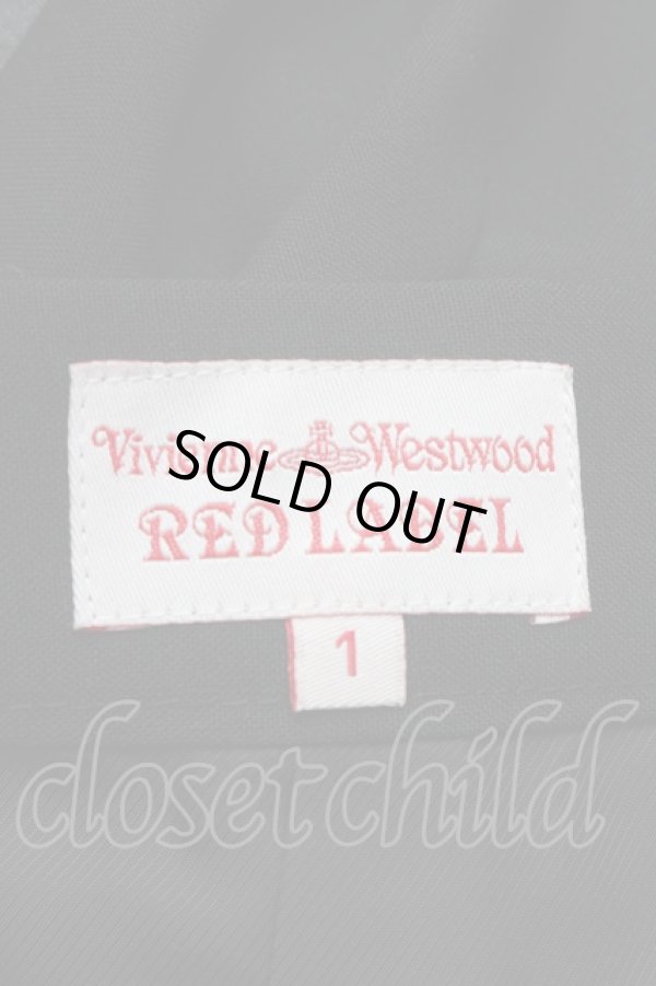 画像3: ヴィヴィアンウエストウッド 中古 / フロントボタンスカート 1 黒ｘグレー  S-25-05-11-060-sk-AS-ZS (3)