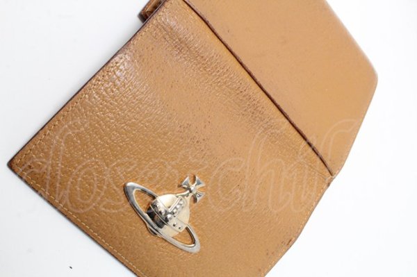画像6: ヴィヴィアンウエストウッド 中古 / W/エグゼクティブ折財布  ベージュ  S-25-05-11-007-wa-AS-ZS (6)