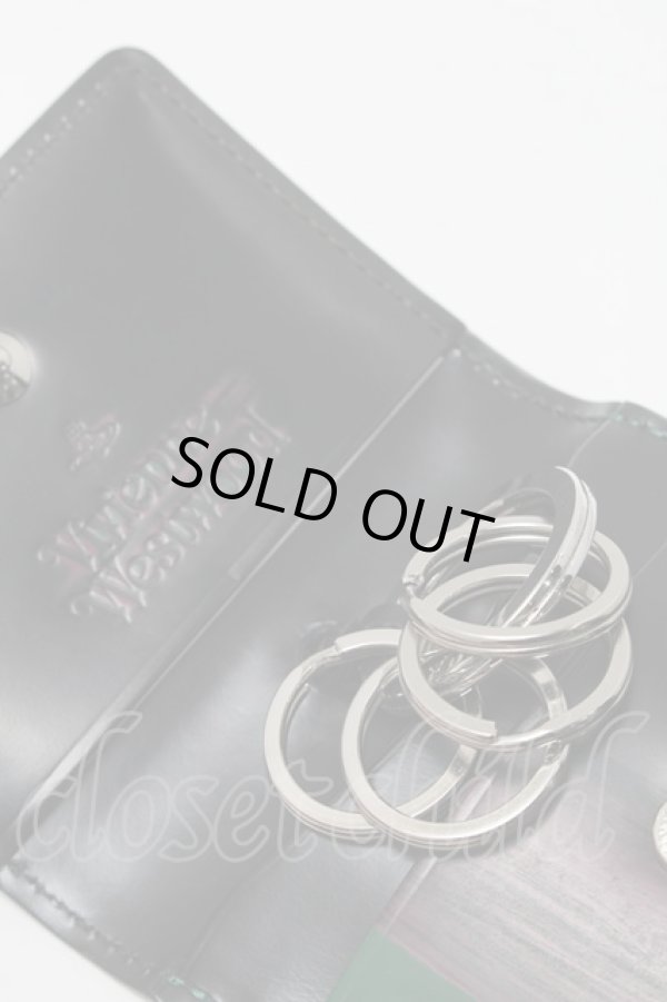 画像5: ヴィヴィアンウエストウッド 中古 / ADVANキーケース  黒ｘグリーン  S-25-05-11-008-gd-AS-ZS (5)