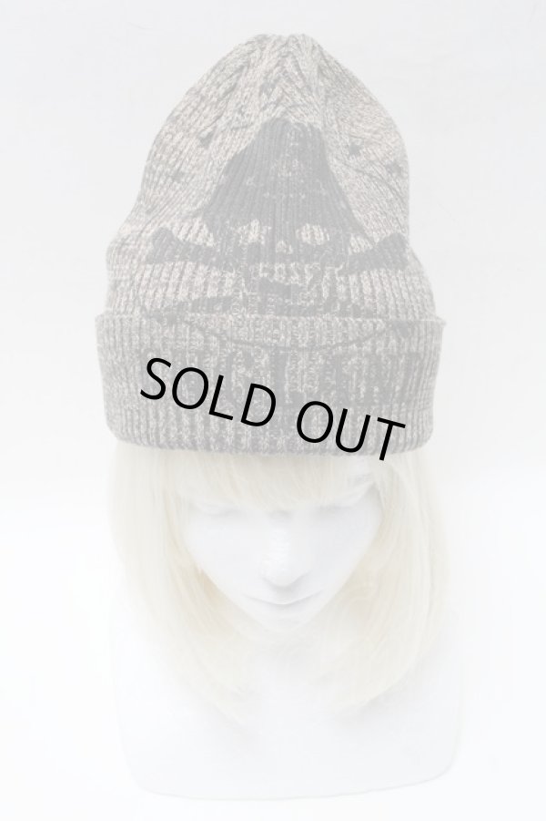 画像2: ヴィヴィアンウエストウッド 中古 / スカルニット帽  カーキ  S-25-05-11-016-ha-AS-ZS (2)