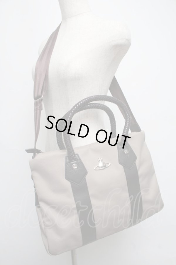 画像2: ヴィヴィアンウエストウッド MAN 中古 / BAアプローズバッグ  ベージュ  S-25-05-18-027-ba-AS-ZS (2)