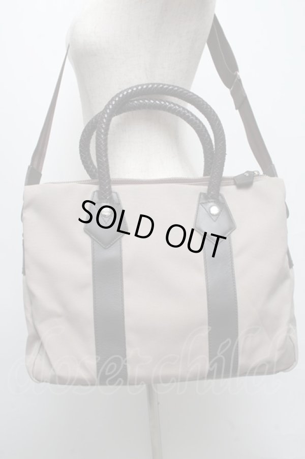 画像3: ヴィヴィアンウエストウッド MAN 中古 / BAアプローズバッグ  ベージュ  S-25-05-18-027-ba-AS-ZS (3)