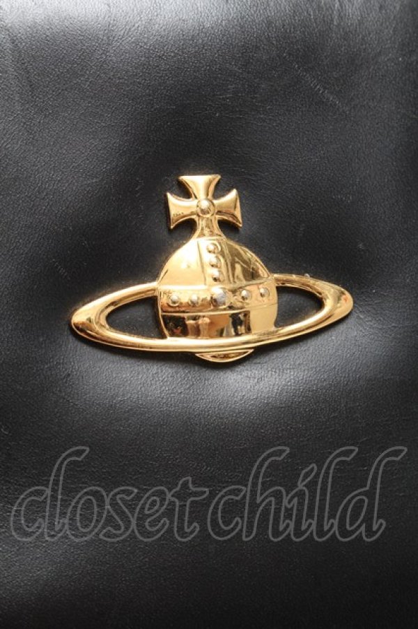 画像3: ヴィヴィアンウエストウッド 中古 / BAエグゼクティブハンドバッグ  黒  S-25-05-18-028-ba-AS-ZS (3)