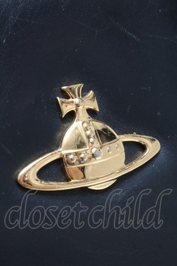 画像4: ヴィヴィアンウエストウッド 中古 / BAエグゼクティブハンドバッグ  黒  S-25-05-18-028-ba-AS-ZS (4)