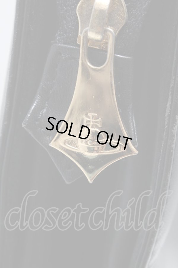 画像5: ヴィヴィアンウエストウッド 中古 / BAエグゼクティブハンドバッグ  黒  S-25-05-18-028-ba-AS-ZH (5)