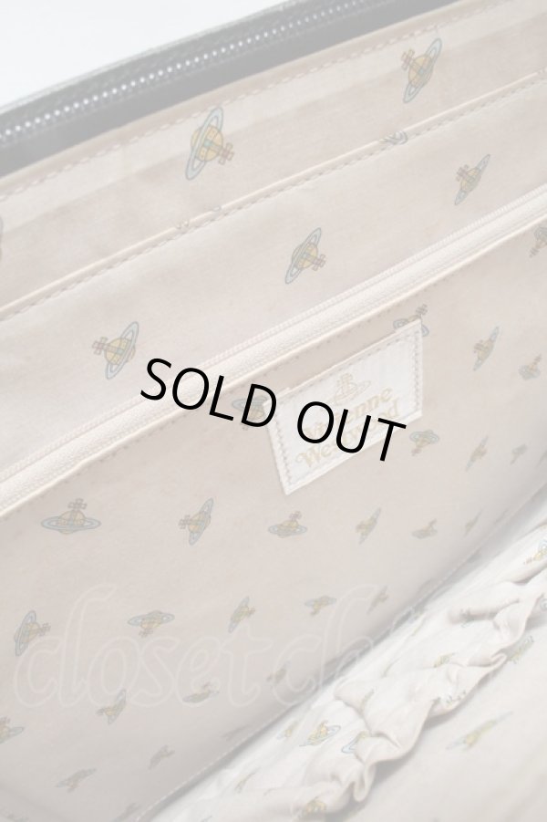 画像10: ヴィヴィアンウエストウッド 中古 / BAエグゼクティブハンドバッグ  黒  S-25-05-18-028-ba-AS-ZH (10)