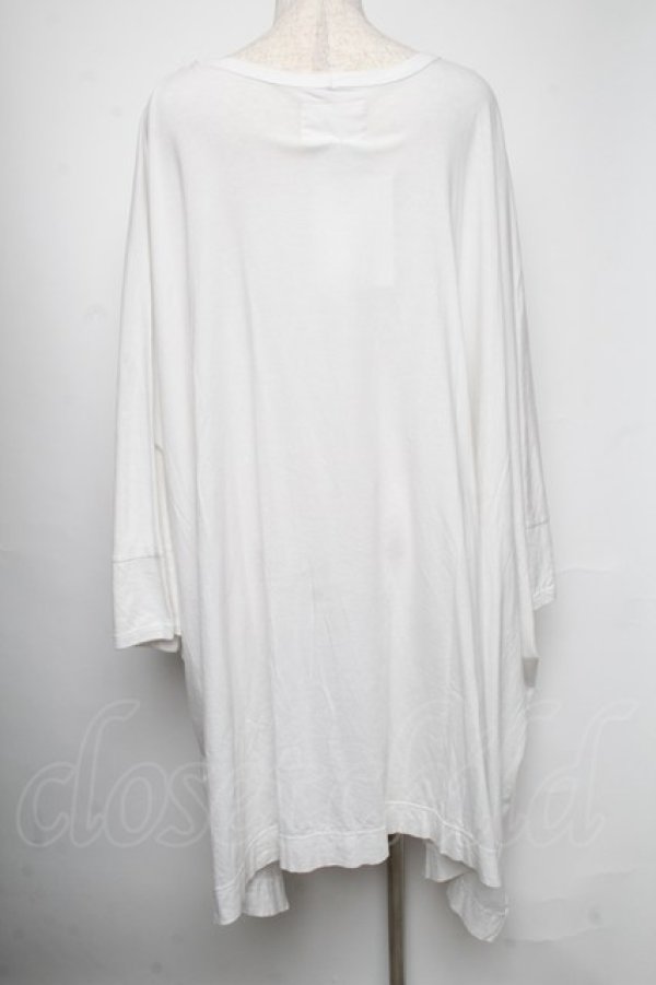 画像2: ANGLOMANIA 中古 / SOCK MONSTER ビッグTシャツ  白  S-25-05-18-032-op-AS-ZY (2)