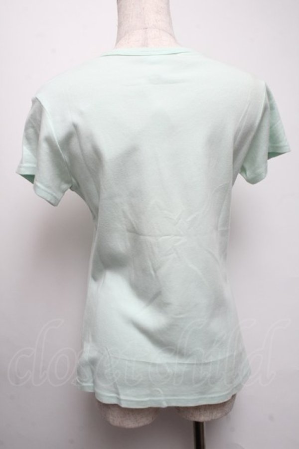 ヴィヴィアンウエストウッド 中古 / オーブ箔プリントTシャツ M グリーン  S-25-05-18-037-ts-AS-ZS ヴィヴィアンウエストウッド 中古 / オーブ箔プリントTシャツ M