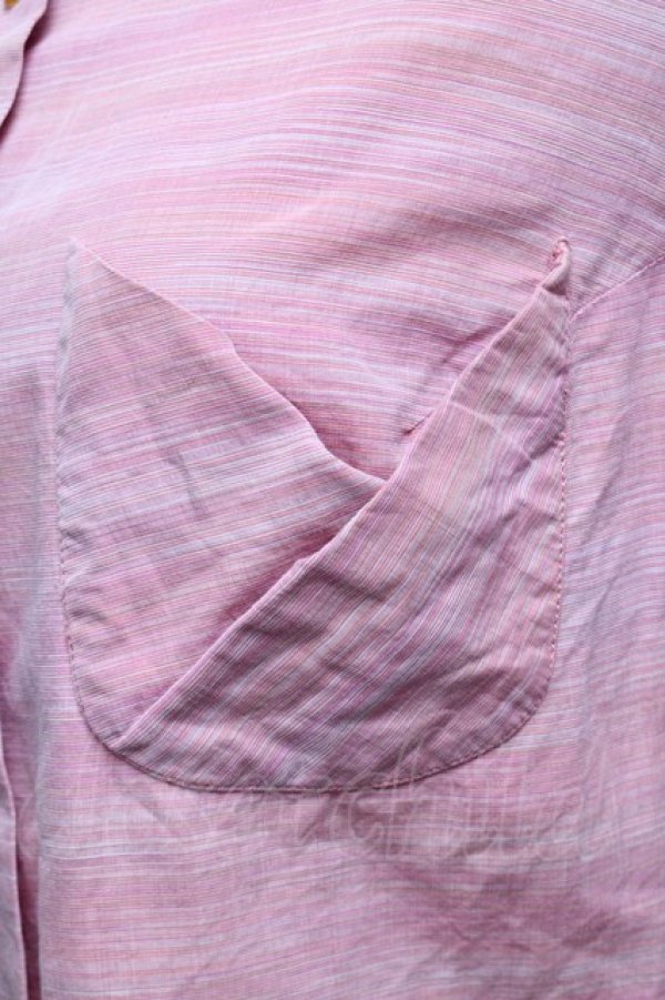 画像3: ヴィヴィアンウエストウッド 中古 / ポケットデザインブラウス 2 ピンク  S-25-05-18-038-bl-AS-ZH (3)