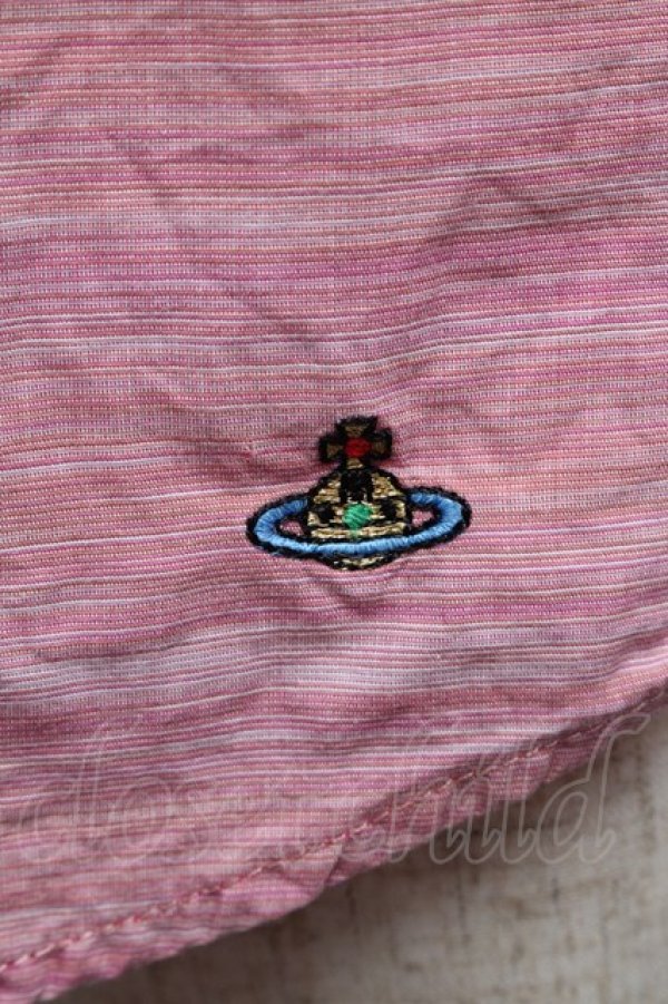 画像4: ヴィヴィアンウエストウッド 中古 / ポケットデザインブラウス 2 ピンク  S-25-05-18-038-bl-AS-ZH (4)