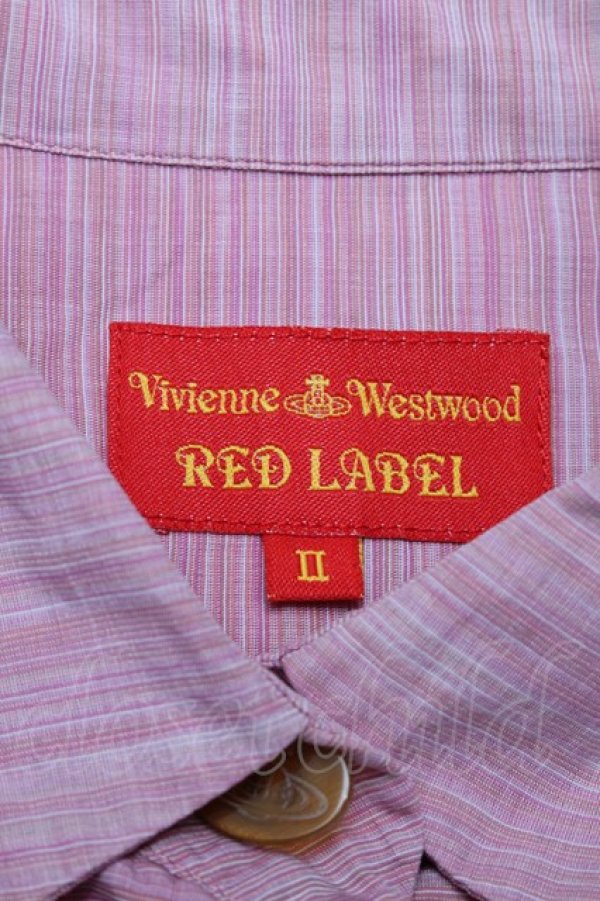 画像6: ヴィヴィアンウエストウッド 中古 / ポケットデザインブラウス 2 ピンク  S-25-05-18-038-bl-AS-ZH (6)