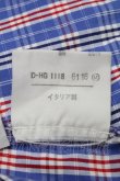 画像5: ヴィヴィアンウエストウッド 中古 / チェックシャツ I ブルー  S-25-05-18-041-bl-UT-ZS (5)