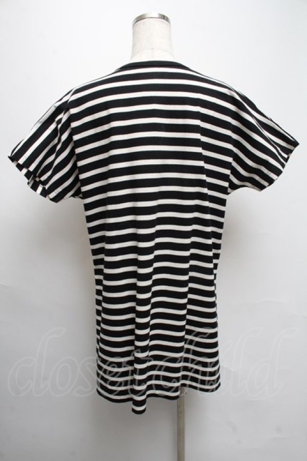 ヴィヴィアンウエストウッド 中古 / /箔フレームボーダーTシャツ 00 オフｘグレー  S-25-05-18-048-to-SZ-ZS ヴィヴィアンウエストウッド 中古 / /箔フレームボーダーTシャツ