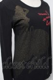 画像3: ヴィヴィアンウエストウッド Anglomania and Lee 中古 / TS/カウガールptTシャツ xs 黒  S-25-05-18-051-ts-AS-ZS (3)