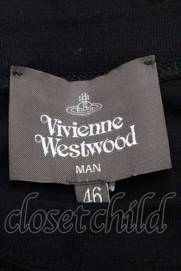 画像3: ヴィヴィアンウエストウッド MAN 中古 / MUD ORBロンT 46 黒  S-25-05-18-053-ts-AS-ZH (3)