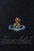 画像3: ヴィヴィアンウエストウッド 中古 / カラーオーブ刺繍ポロシャツ L 黒  S-25-05-18-055-bl-AS-ZS (3)