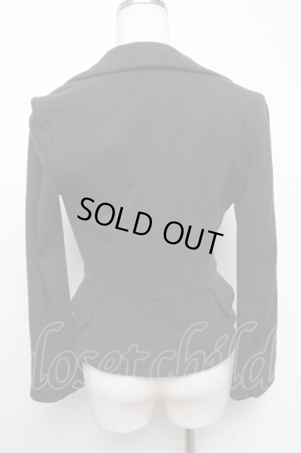 画像2: ヴィヴィアンウエストウッド 中古 / /スウェットラブジャケット 1 黒  S-25-05-18-057-jc-AS-ZS (2)