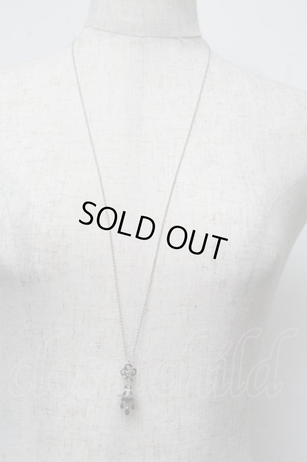 画像2: ヴィヴィアンウエストウッド 中古 / オーブモチーフネックレス  黒  S-25-05-18-018-ac-AS-ZS (2)