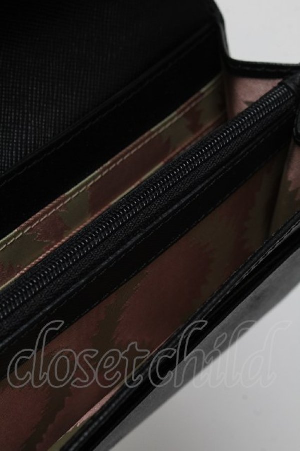 画像3: ヴィヴィアンウエストウッド 中古 / サフィアーノチェーンウォレット  黒  S-25-05-18-023-wa-AS-ZS (3)