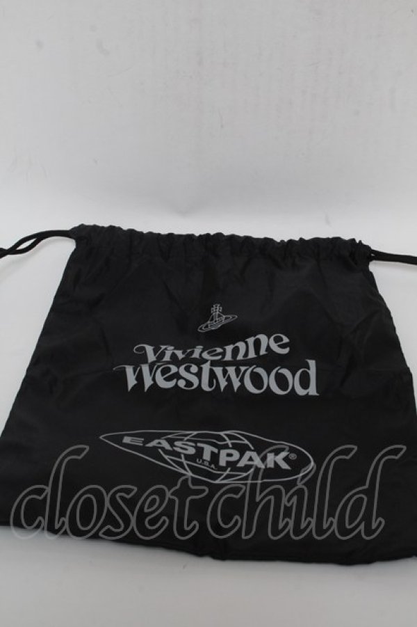 画像5: ヴィヴィアンウエストウッド 中古 / ×EASTPAK SAVE OUR OCEANSショルダーバッグ  黒  S-25-05-18-024-ba-AS-ZH (5)