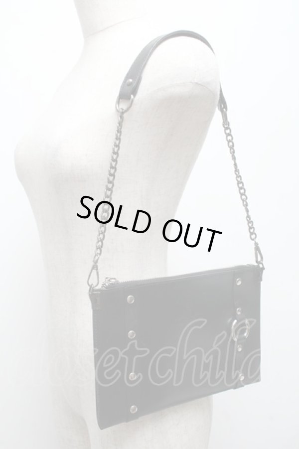 画像2: ヴィヴィアンウエストウッド 中古 / フラットバッグ  黒  S-25-05-18-025-ba-AS-ZS (2)