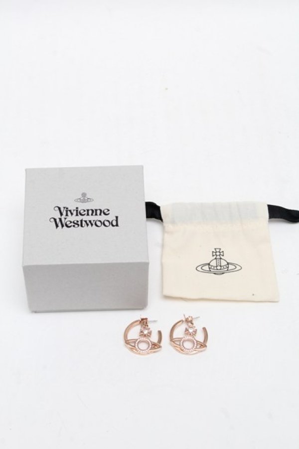 画像3: ヴィヴィアンウエストウッド 中古 / MIRANDAフープピアス  シルバー  S-25-06-17-003-er-AS-ZS (3)
