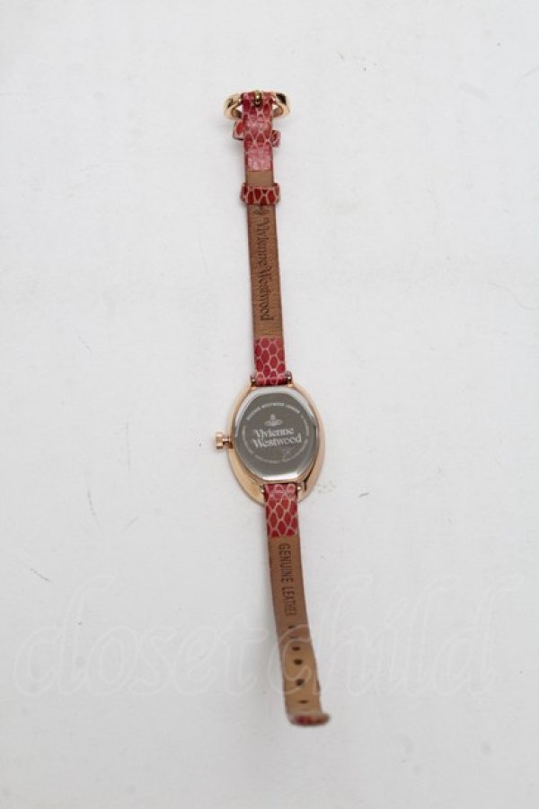 画像3: ヴィヴィアンウエストウッド 中古 / オーバルウォッチ  ゴールドｘピンク  S-25-06-17-025-ac-AS-ZS (3)