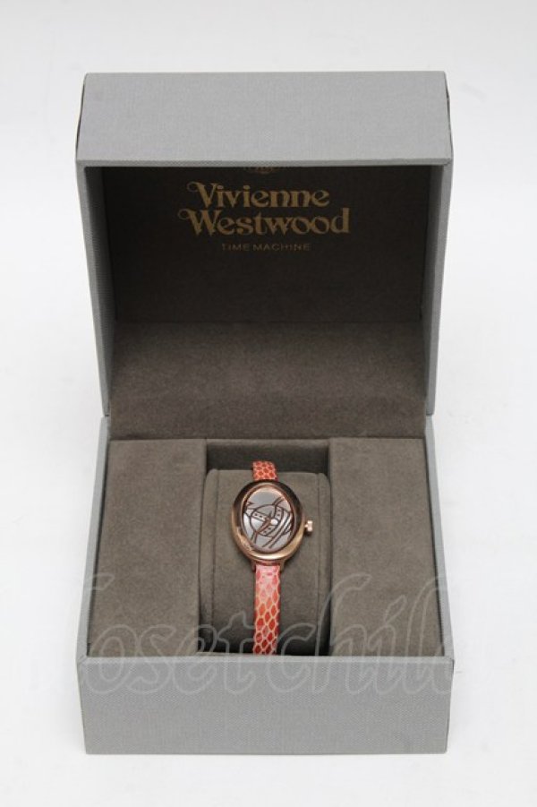 画像7: ヴィヴィアンウエストウッド 中古 / オーバルウォッチ  ゴールドｘピンク  S-25-06-17-025-ac-AS-ZS (7)