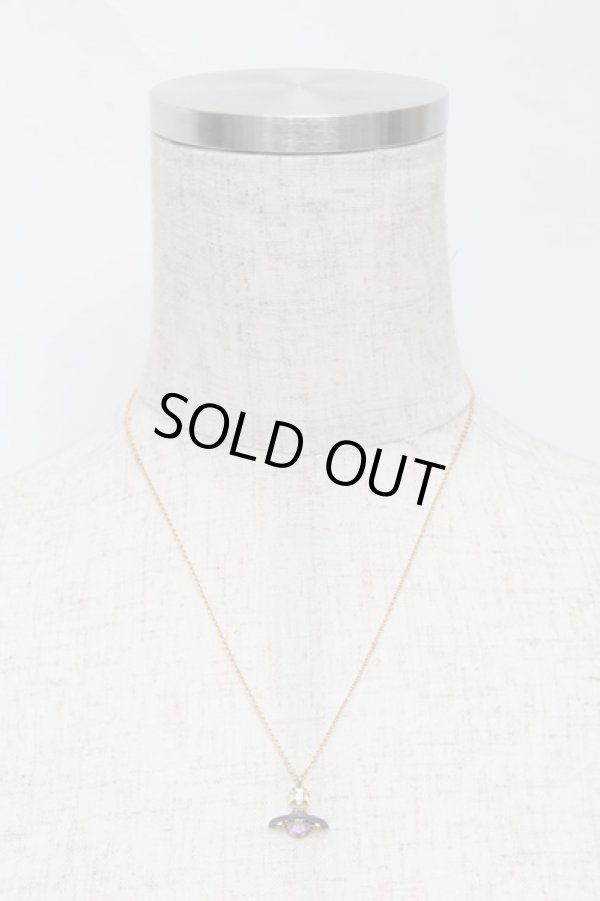 画像5: ヴィヴィアンウエストウッド 中古 / オリジナルバスレリーフネックレス  ラベンダーｘゴールド  S-25-06-17-030-ac-AS-ZS (5)