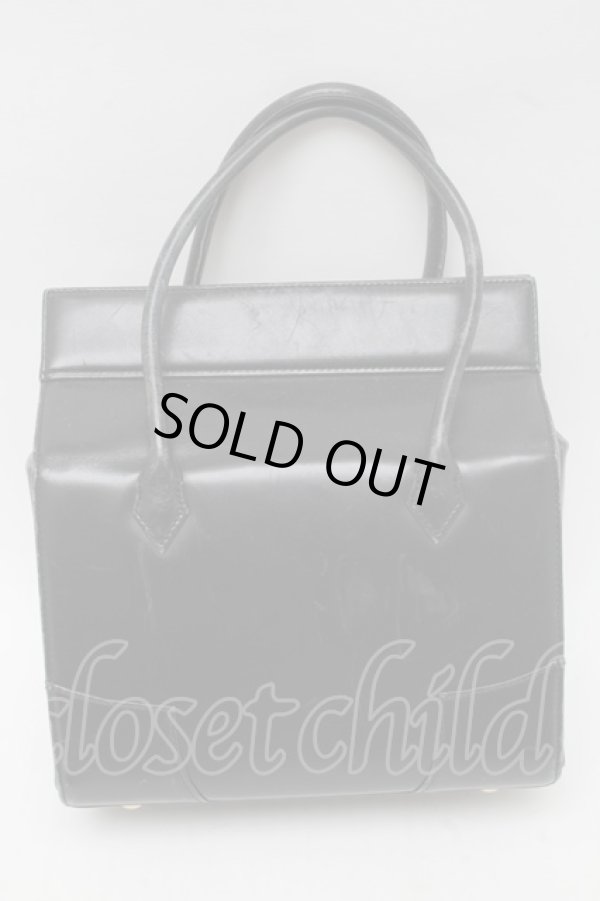 画像2: ヴィヴィアンウエストウッド 中古 / エグゼクティブハンドバッグ  黒  S-25-06-17-033-ba-AS-ZS (2)