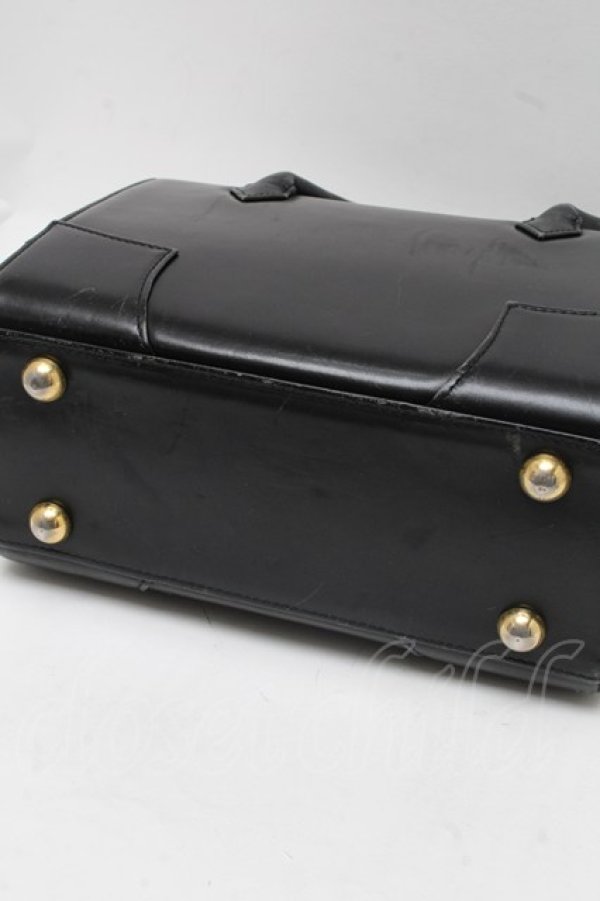 画像8: ヴィヴィアンウエストウッド 中古 / エグゼクティブハンドバッグ  黒  S-25-06-17-033-ba-AS-ZS (8)