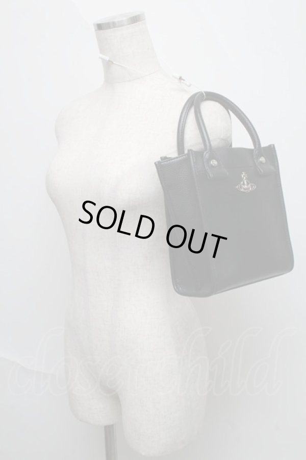 画像6: ヴィヴィアンウエストウッド 中古 / TEDDY SMALLトートバッグ  黒  S-25-06-17-034-ba-AS-ZS (6)