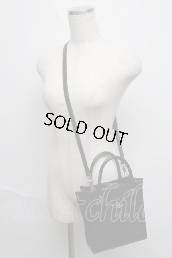 画像7: ヴィヴィアンウエストウッド 中古 / TEDDY SMALLトートバッグ  黒  S-25-06-17-034-ba-AS-ZS (7)