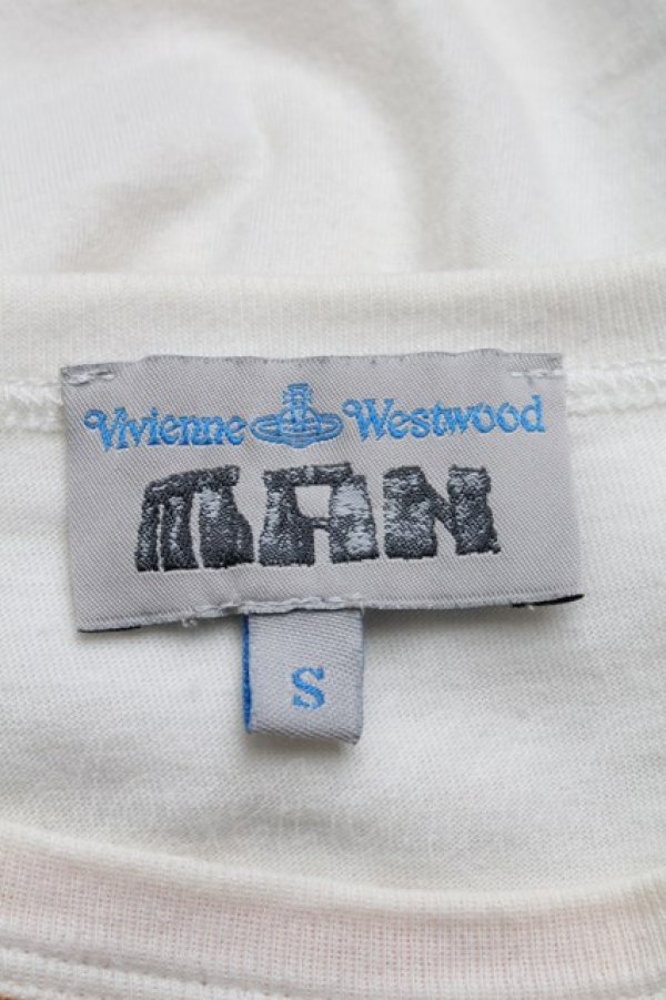 画像4: ヴィヴィアンウエストウッド MAN 中古 / TS/Kiss MeプリントTシャツ S オフ  S-25-06-17-036-ts-AS-ZH (4)