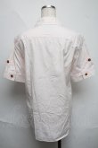 画像2: ヴィヴィアンウエストウッド MAN 中古 //ボタンデザインブラウス 46 ピンク  S-25-06-17-037-bl-AS-ZS (2)