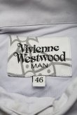 画像4: ヴィヴィアンウエストウッド MAN 中古 //オーブ刺繍ブラウス 46 サックス  S-25-06-17-039-bl-AS-ZS (4)