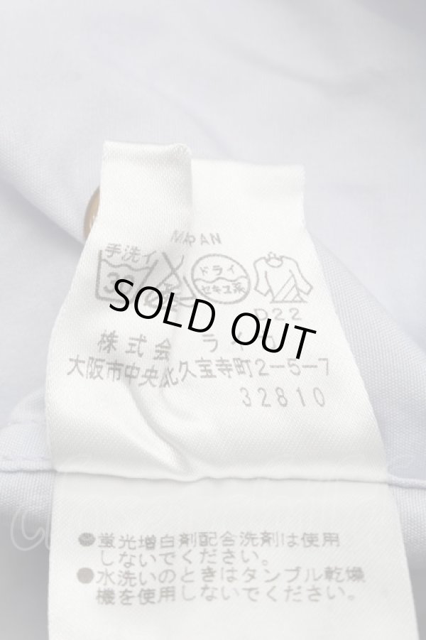 画像5: ヴィヴィアンウエストウッド MAN 中古 //オーブ刺繍ブラウス 46 サックス  S-25-06-17-039-bl-AS-ZY (5)