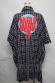 画像2: ANGLOMANIA 中古 / チェックオーバーデザイン半袖シャツ 38 グリーンｘレッドｘサックス  S-25-06-17-043-bl-HR-ZS (2)