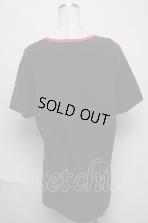 画像2: ANGLOMANIA 中古 / TOO FAST TO LIVE…Tシャツ  赤ｘ黒  S-25-06-17-045-ts-AS-ZS (2)