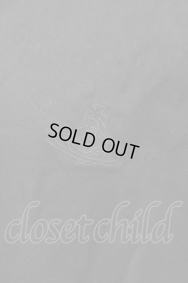 画像4: ヴィヴィアンウエストウッド MAN 中古 / HEART AND FLOWERSリラックス長袖シャツ F 黒  S-25-06-17-049-ts-AS-ZS (4)